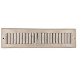 Sierra Grates 2"H x 10"W [Duct Opening] Toe Kick Vent Cover | 2x10 Cabinet Toe Kick Space Register Grille | Outer Dimensions: 4" X 12" | Brown