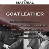 MGsable Goat Leather Long Wallet, Men's, Women's, Genuine Leather, Round