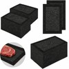 Meat Soaker Pads, Black, 500 Pack, Disposable Absorbent | For