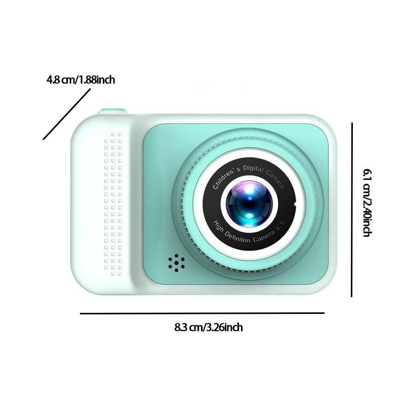 DC205 Digital Camera with Dual 20MP Lenses, USB Rechargeable, Front