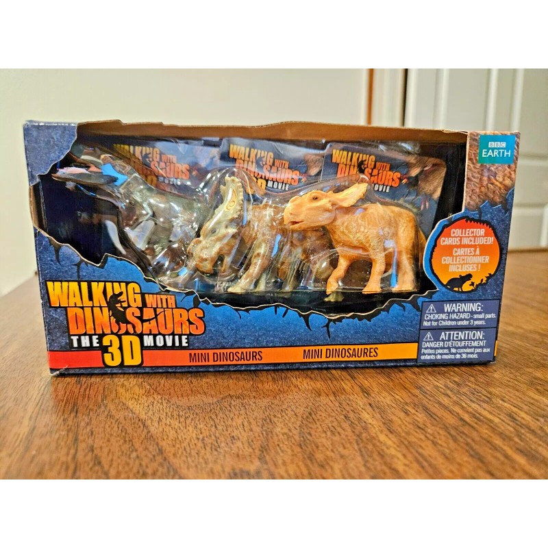 Walking With Dinosaurs 3D Movie 3 Mini Figures: Gorgon, Scowler,