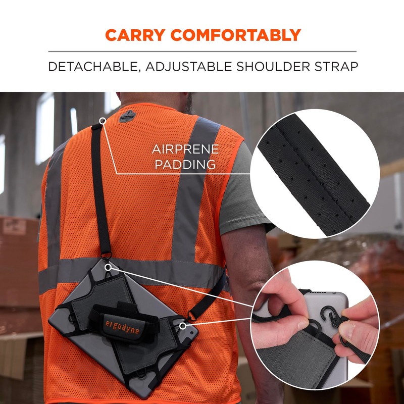 Ergodyne Squids 5549 Tablet Holder with Detachable Shoulder Strap, Mobile