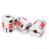 3Pcs Flexible Coupler Aluminum Alloy Ball Screw Coupling Kit Motor