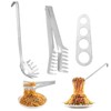 3 Pieces Spaghetti Spoon, Pasta Spoon Set, Stainless Steel Spaghetti