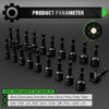 20-Piece Magnetic Nut Driver Set, Metric & SAE 1/4" Hex