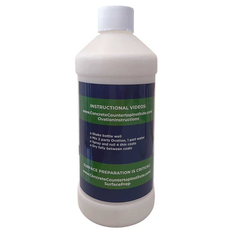 Ovation Concrete Countertop Sealer - an Easy, Food Safe Cement