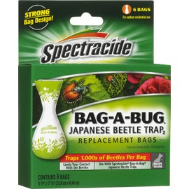 Spectracide SpectracideBug Japanese Beetle Trap Disposable Bags, 6 Count (Pack of 12)
