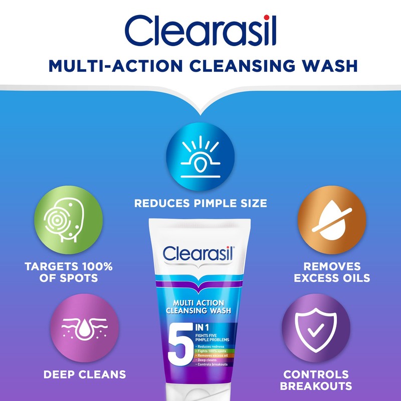 Clearasil Ultra 5 in 1 Face Wash (Pack of 3