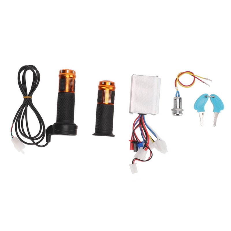 24V 250W Brushed Motor Speed Controller Throttle Grip Power Lock