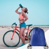 Sliverdew 2 Pcs Drawstring Backpack Bags Sports Cinch Sack String