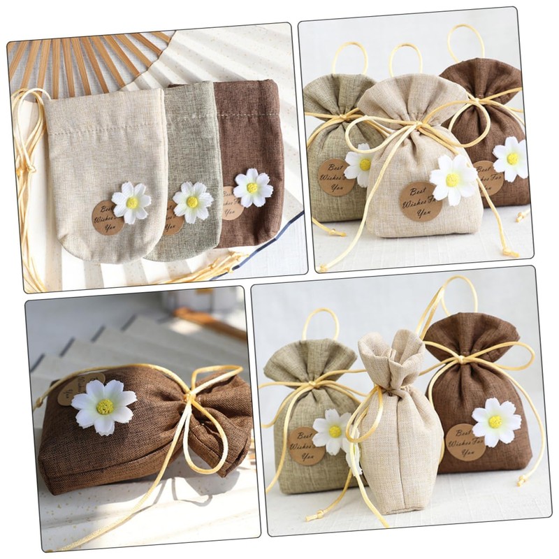 BIUDECO Sachet Pendants for Car 9pcs Hanging Empty Sachets Easy