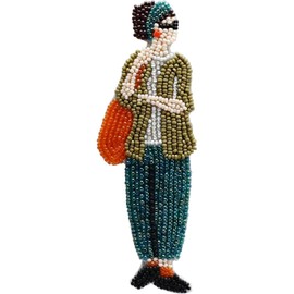 MIYUKI Beads Kit Outing Brooch Kit Market HCA14//3