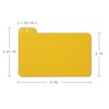 Alfion 3x5 Index Card Alphabet Tab Dividers 24 pcs (Color)