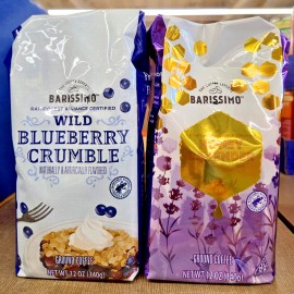 Barissimo Wild Blueberry Crumble Honey Lavender Ground Coffee 12oz 340g (2 Bags)