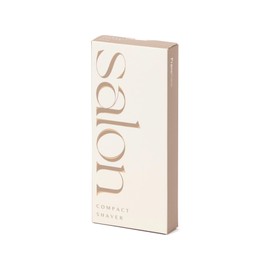 Francfranc Salon Compact Shaver White Face Shaver with Eyebrow Comb Present Gift