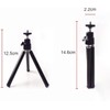 FUDONI Mini Tripod Projector Stand Tripod Foldable Black