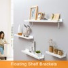 LuckIn 40 Pcs L Bracket Stainless Steel Corner Brace Sets,