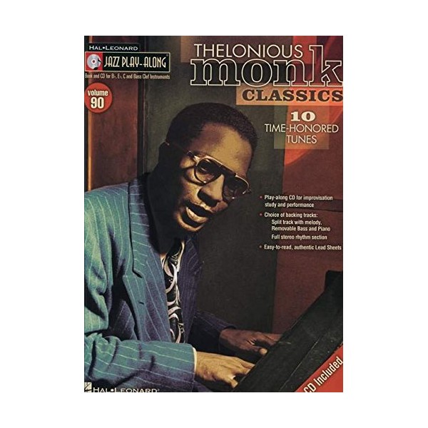 Thelonious Monk Classics: Jazz Play-Along Volume 90