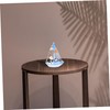 Gatuida Miniature Sailboat Model Decoration Nautical Themed Beach Decor for