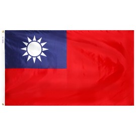 Taiwan (Republic of China) Flag Nylon 4 ft. x 6 ft.