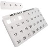 31 compartments, 1 per Day, 4 Week Monthly Pill Organizer
