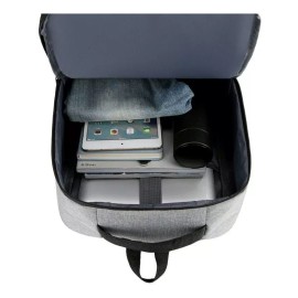 BOSSCO Mochila Antirrobo Impermeable Escolar Laptop 15.6p Carga Usb