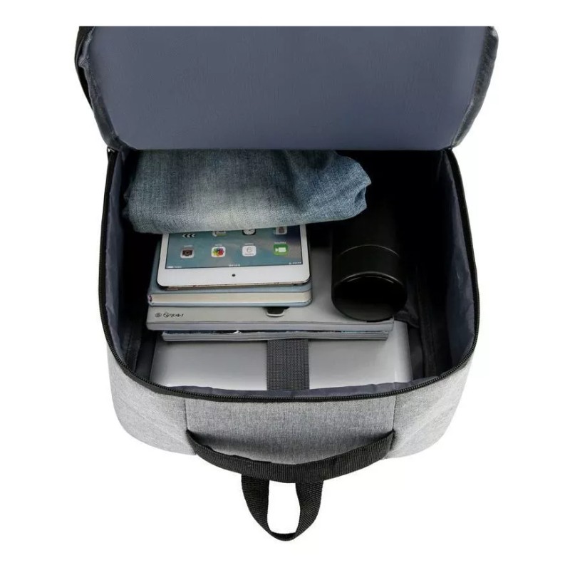 BOSSCO Mochila Antirrobo Impermeable Escolar Laptop 15.6p Carga Usb
