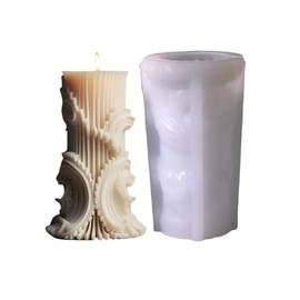letsgetfun - Molde de silicona 3D DIY para plantas de vid de columna romana 2024, molde de silicona de yeso, accesorios de cocina, regalo creativo ZL195