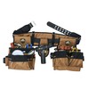 ZAKCO Professional 1680D Polyester Tool Belt with Suspender, Strudy Tool