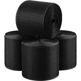 Cable Floor Strip Cord Cover Grip Floor Cable Protector Carpet Cable Management, Hold Cords in Place, Keep Cables Organized, Protect Cords and Prevent a Trip Hazard, 3 Inch x 10 Feet (40 Feet, Black)