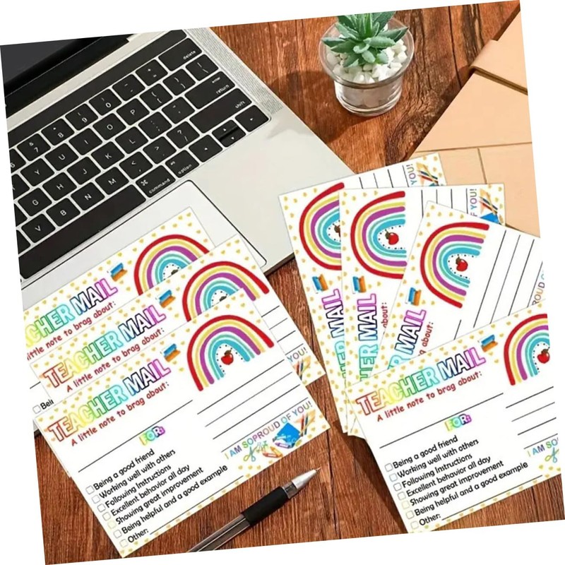 SEWACC 100pcs Motivational Reward Cards for Parents and Teachers Classroom