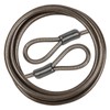 Security Cable with Loops, 10MM Heavy Duty Lock Cable, 4FT