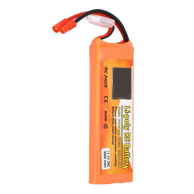 11.1V 3000mAh 35C Lithium Battery with Banana 3.0 Plug Long