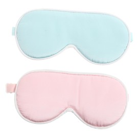 TOVINANNA 2Pcs Eye Masks Comfortable Silk Blindfolds for Sleep and Sun Protection Lightweight Breathable for Newborns