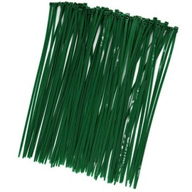 ZZRanYe 4 inch 3mm Dark Green Nylon Garden Cable Zip Ties Self Locking Cable Ties Twist Ties, Multi-Purpose Cable Tie (100 Pcs)…