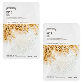 1+1 The Face Shop Ground Rice Mask Sheet 20g / 1+1 더페이스샵 갈아만든 쌀 마스크시트 20g