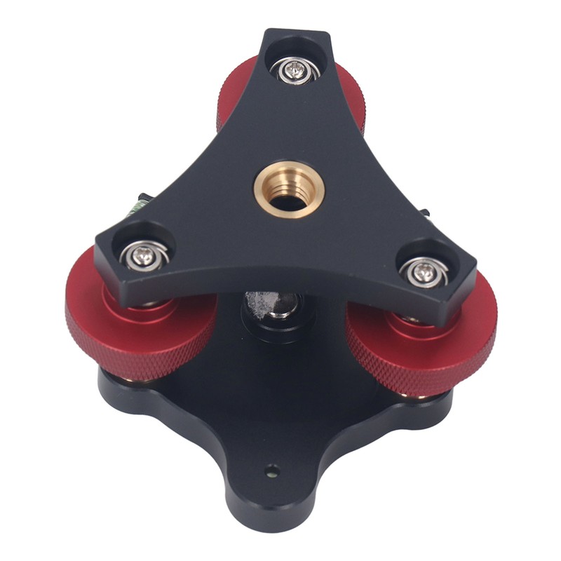 Tripod Head Leveling Base Camera Leveler Aluminum Alloy 3/8 Inch