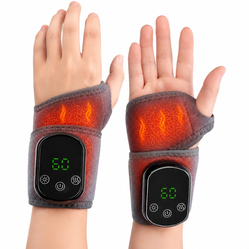 Portable Heated Foot & Hand & Neck Massager with Vibration