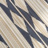 Fab Habitat Striped Non Slip Doormat - Durable, Thin -