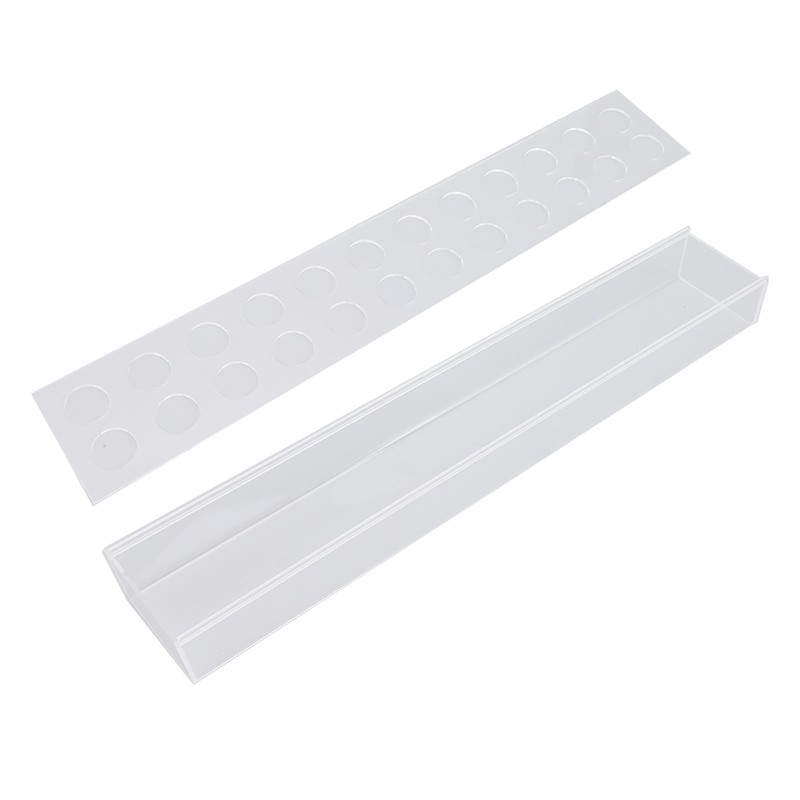 Acrylic Flower Vase Clear Rectangular Centerpiece Box Home Decoration for