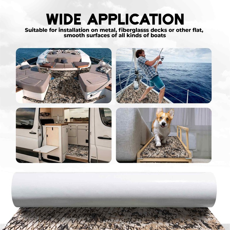 FOCEAN Boat Flooring EVA Foam Boat Decking Camo Marine Flooring