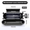 ZHIYUQL® Pack of 2 Cable Box Waterproof IP44 Power Connector
