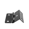 JCBIZ 4PCS Black Five-Hole Folding Hinge Shutter Hinge for Chest,