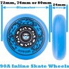 AOWISH Inline Skate Wheels Outdoor Asphalt Formula Aggressive Roller Blades