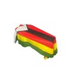 Zimbabwe Coffin Drape Flag