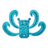 DAIWA Octopus Lei Comfortable Octopus Crawling Crab Curly, Blue Lame