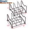 Simple Houseware Kitchen Cabinet Pantry and Bakeware Organizer Rack Holder,