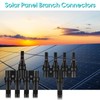 PAEKQ 4 to 1 Solar Panel Connectors T Branch Connectors