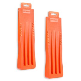 YARDMARIS Tree Felling Wedge, Plastic Logging Wedges with Spikes Forestry Wedge for Tree Cutting, Chainsaw Loggers Supplies, Chainsaws & Accessories Set of 2(2X 10)