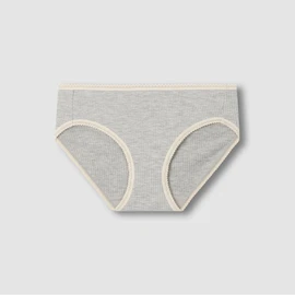 JAJU [JAJU] Women's Cotton Rayon Stretch Hip Hugger Panty _ Mélange Oatmeal